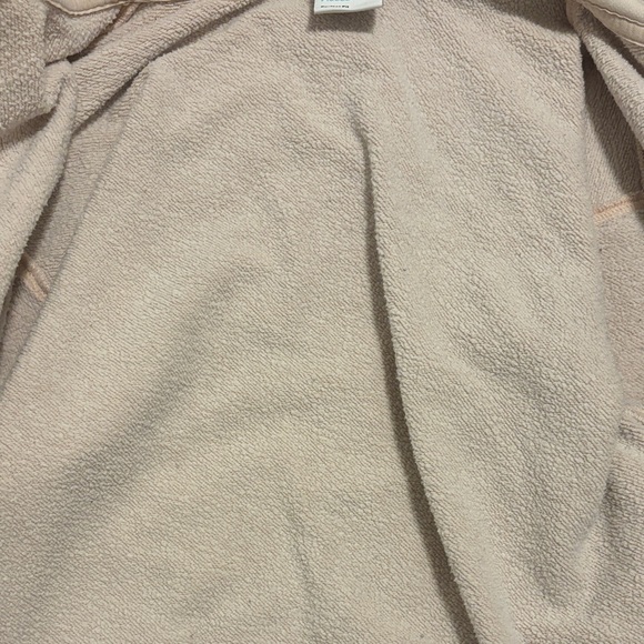 Aritzia Oracle Pink TNA sweat fleece perfect fit zip up hoodie - Picture 4 of 6